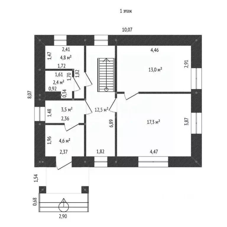 Дом в Башкортостан, Уфимский район, с. Михайловка Полевая ул., 2/1 ... - Фото 2