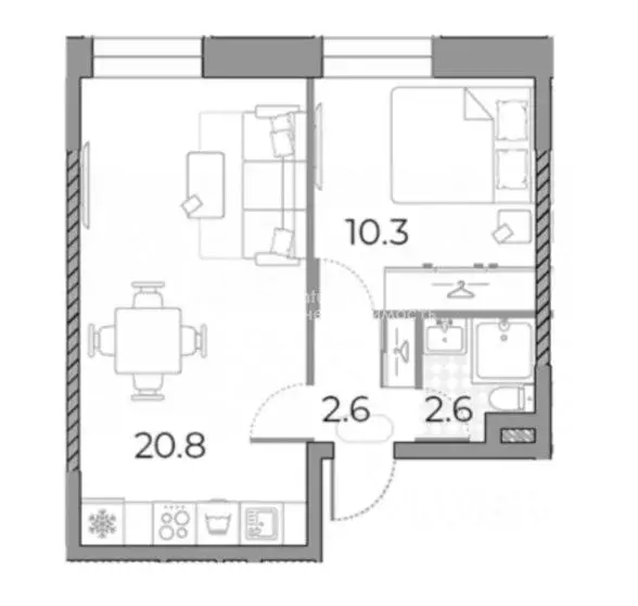 1-к кв. Москва ул. Архитектора Щусева, 3 (36.6 м) - Фото 1
