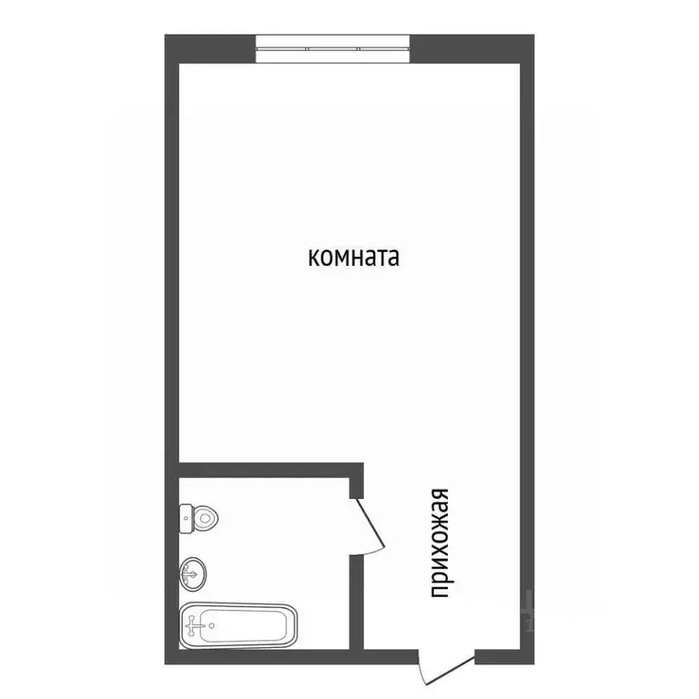 Студия Красноярский край, Красноярск ул. 40 лет Победы, 2 (28.0 м) - Фото 2
