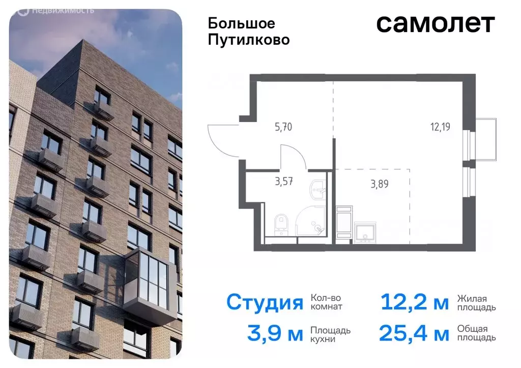 1-комнатная квартира: деревня Путилково, жилой комплекс Большое ... - Фото 0