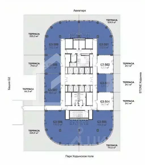 Помещение свободного назначения в Москва Ходынский бул., 20Ас1 (387 м) - Фото 2