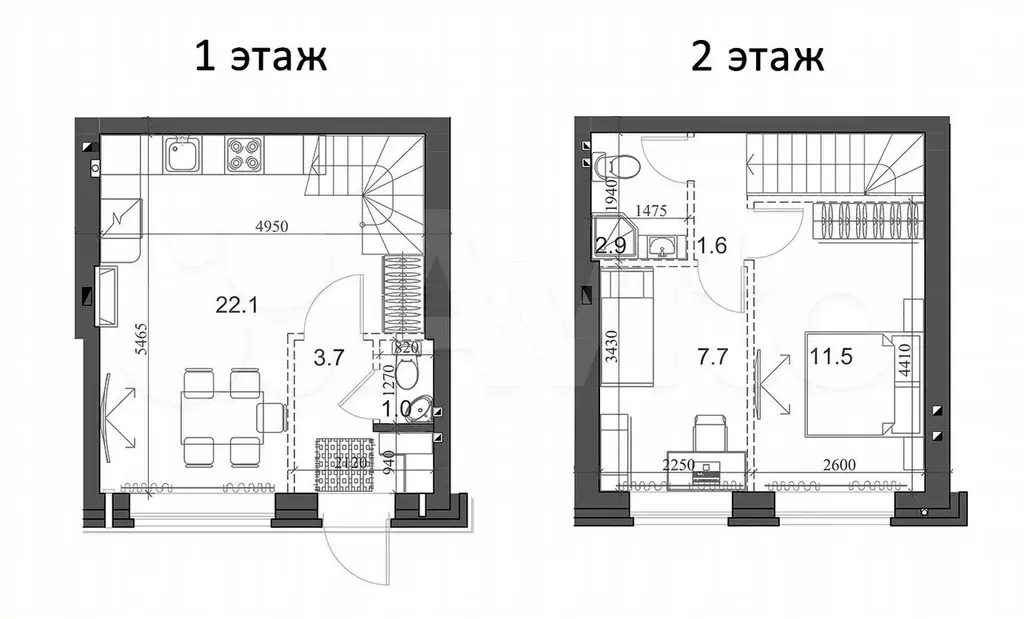 Таунхаус 51 м на участке 1 сот. - Фото 0