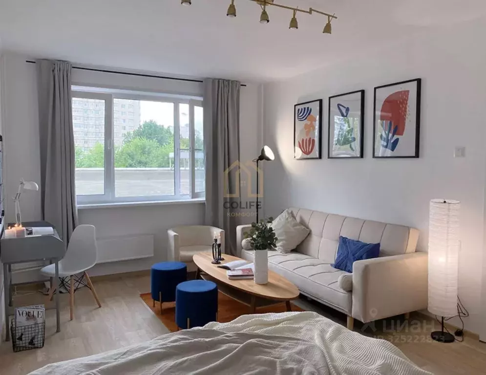 1-к кв. Москва Осенний бул., 18К1 (37.3 м) - Фото 1