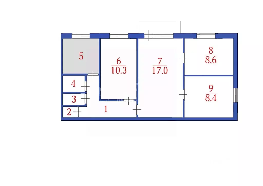 4-к кв. Кемеровская область, Белово ул. Ленина, 14 (60.8 м) - Фото 2