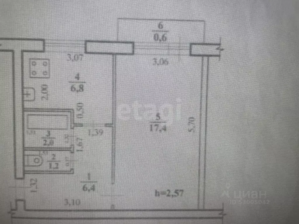 2-к кв. Забайкальский край, Чита Белорусская ул., 9А (44.3 м) - Фото 2