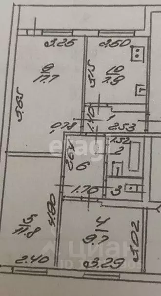 3-к кв. Липецкая область, Липецк Матырский мкр, ул. Энергостроителей, ... - Фото 2