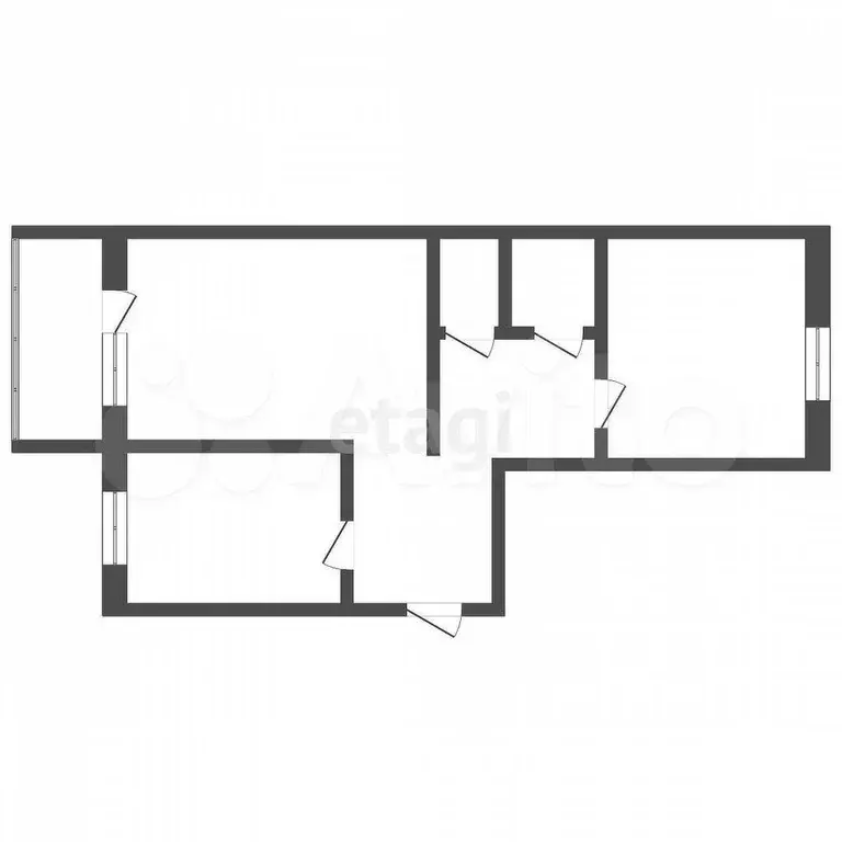 2-к. квартира, 48 м, 4/5 эт. - Фото 0