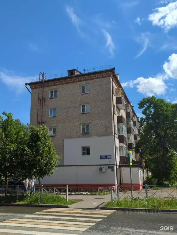 2-к кв. Татарстан, Казань ул. Гагарина, 113 (41.5 м) - Фото 0