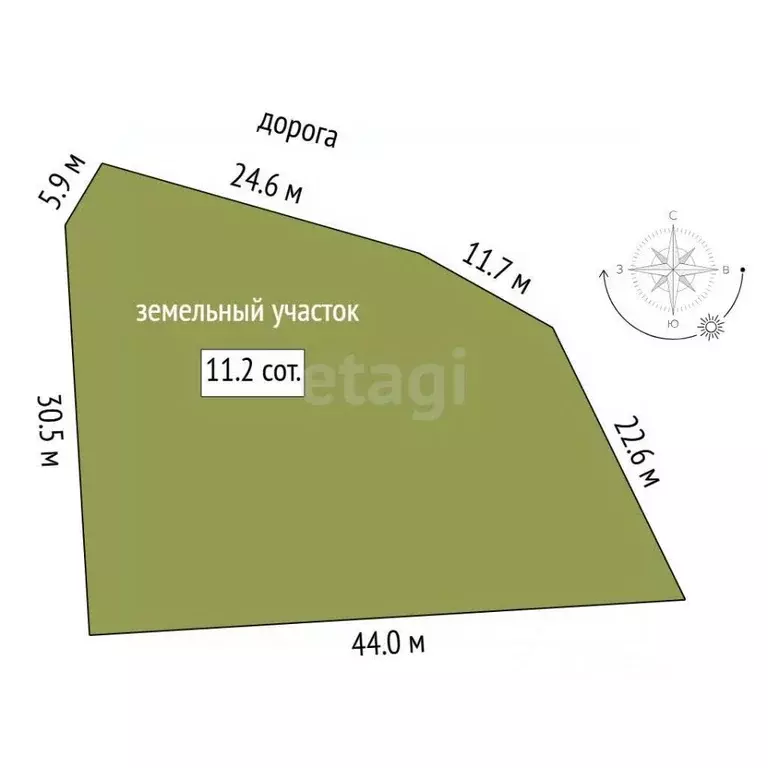 Участок в Тюменская область, Тюменский муниципальный округ, Каменское ... - Фото 2