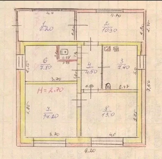 Дом в Самарская область, Чапаевск Железнодорожная ул., 10 (69 м) - Фото 2