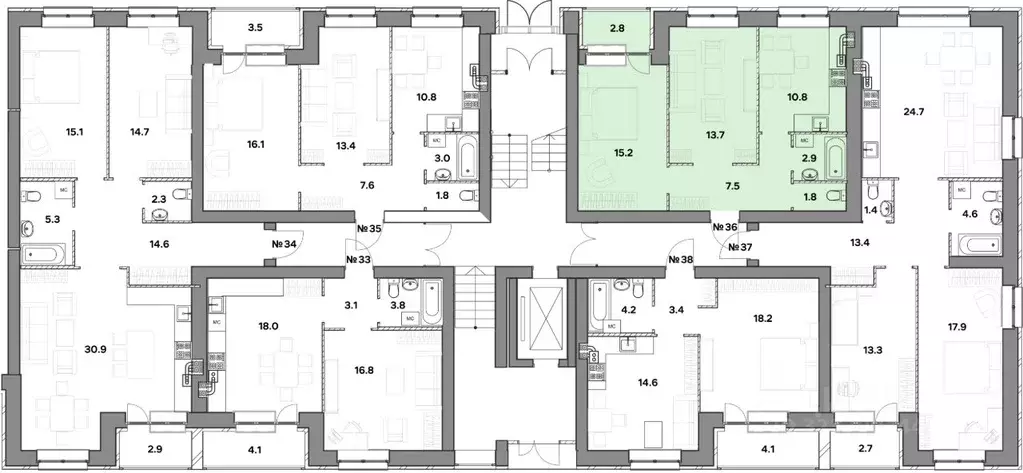 2-к кв. Ярославская область, Ярославль ул. Шевелюха, 124А (54.7 м) - Фото 2