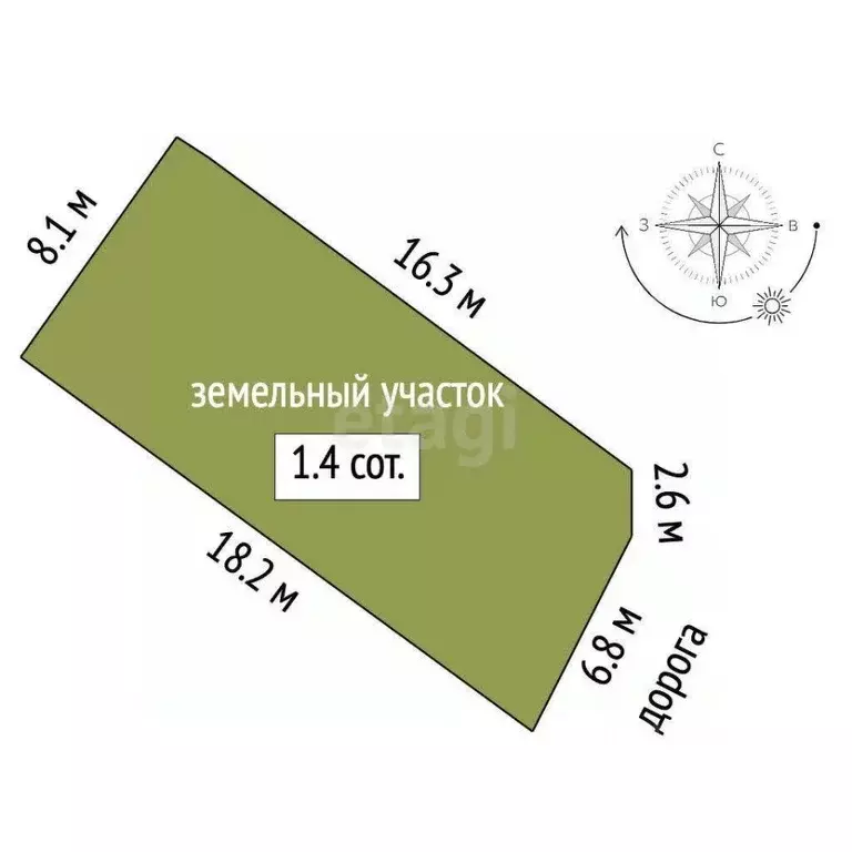 Участок в Ростовская область, Ростов-на-Дону Садовод-Любитель садовое ... - Фото 2