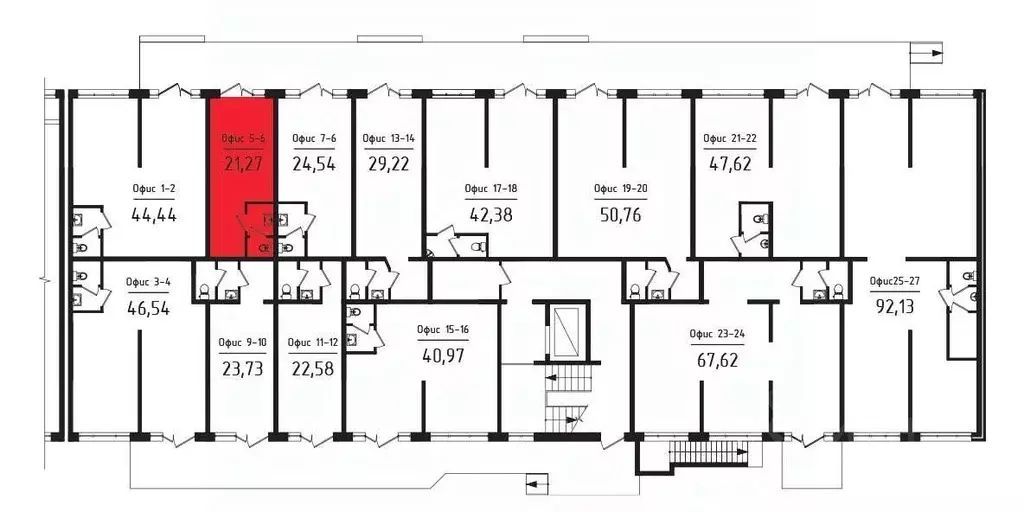 Офис в Адыгея, Майкоп Степная ул. (21 м) - Фото 2
