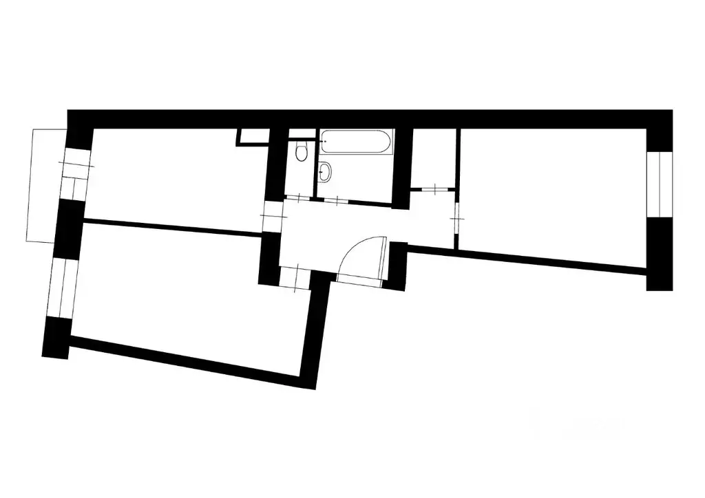 2-к кв. Санкт-Петербург Комендантская пл., 8 (70.7 м) - Фото 1