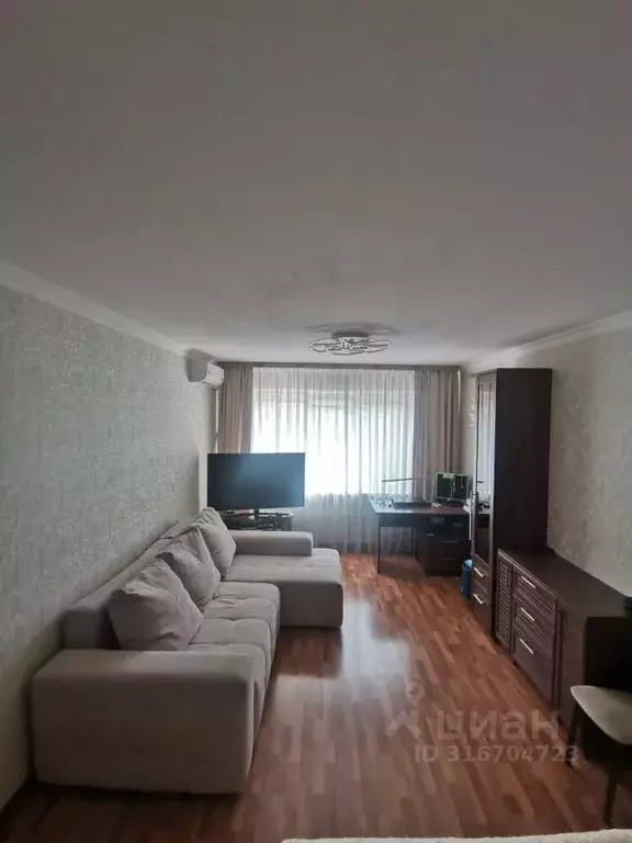 Квартира, 1 комната, 42.1 м - Фото 0