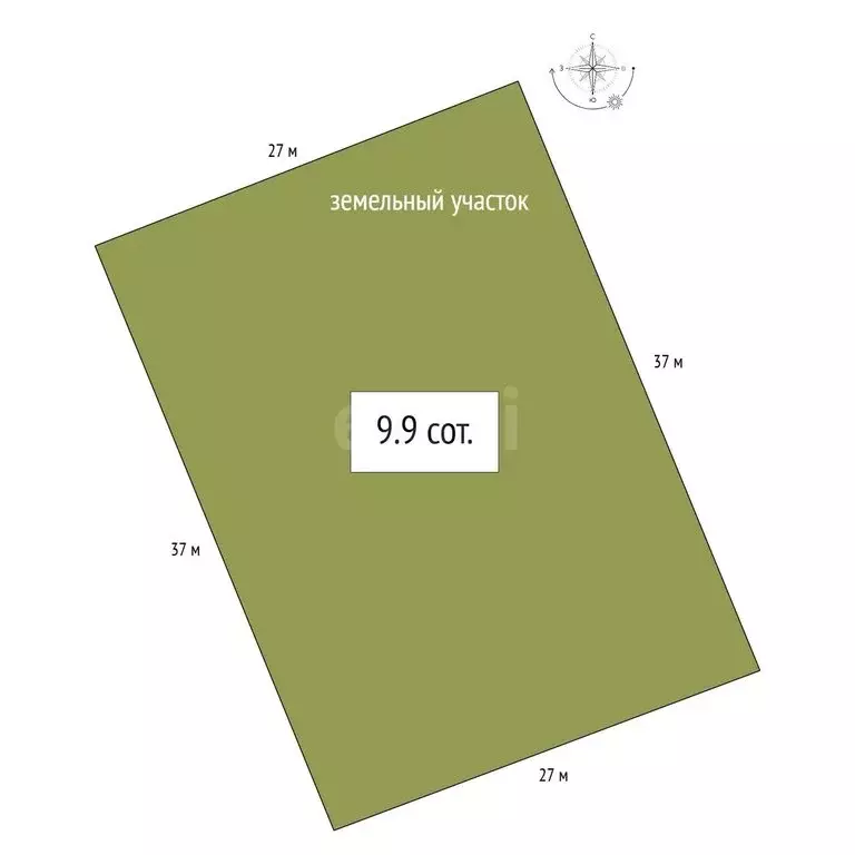 Участок в Горно-Алтайск, Грибная улица (9.9 м) - Фото 1