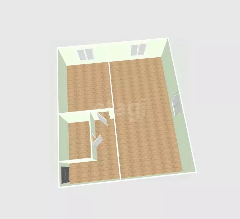 1-к кв. Сахалинская область, Южно-Сахалинск Луговое п/р, ул. Дружбы, ... - Фото 2