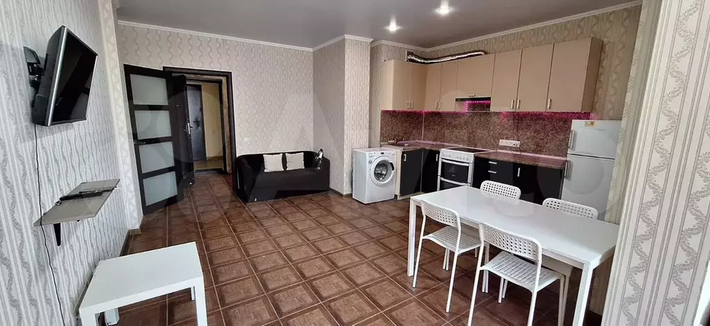 Квартира-студия, 41 м, 12/19 эт. - Фото 1