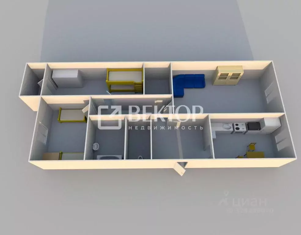 3-к кв. Ярославская область, Ярославль Советская ул., 57 (67.2 м) - Фото 1