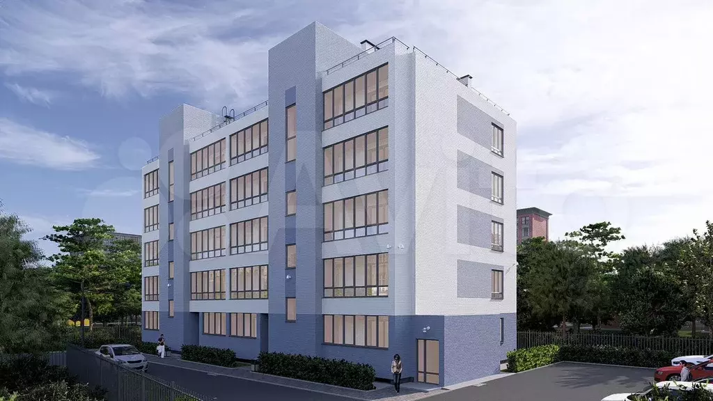 2-к. квартира, 60 м, 1/5 эт. - Фото 1