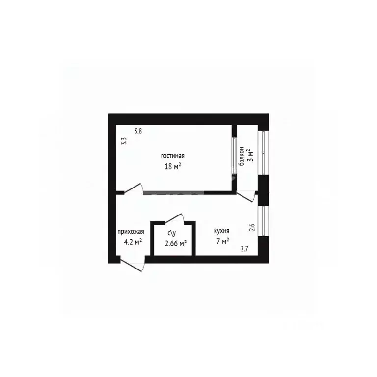 1-к кв. Дагестан, Дербент Приморская ул., 6 (33.3 м) - Фото 2