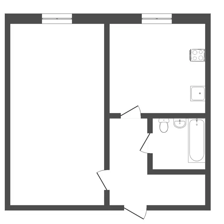 1-комнатная квартира: Вологда, улица Можайского, 72 (28.8 м) - Фото 1