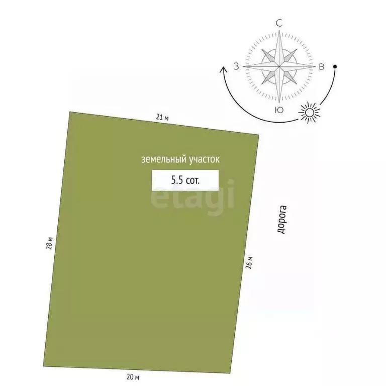 Дом в Крым, Симферопольский район, Гвардейское пгт пер. Чапаева (55 м) - Фото 2