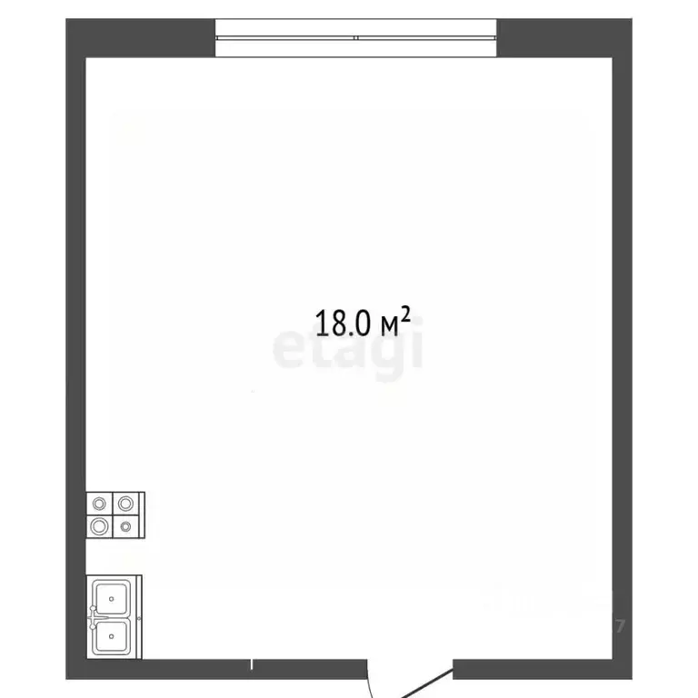Комната Севастополь ул. Николая Музыки, 78 (18.0 м) - Фото 2