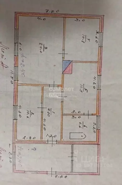 Дом в Липецкая область, Добринский муниципальный округ, с. Дубовое ул. ... - Фото 2