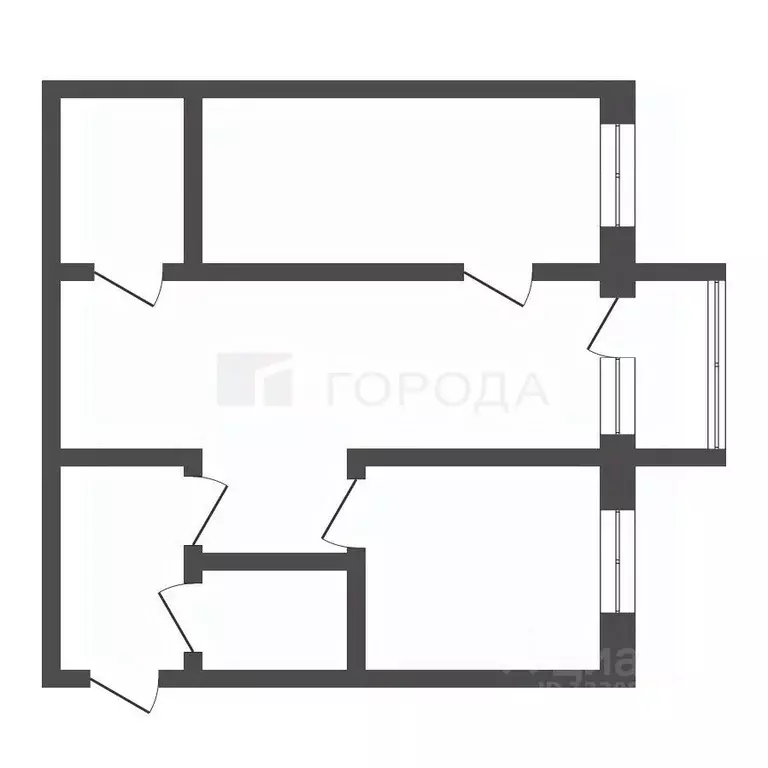 2-к кв. Кемеровская область, Новокузнецк Абашево мкр, ул. Юбилейная, 3 ... - Фото 2