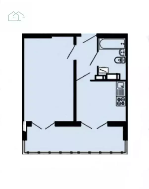 1-к кв. Воронежская область, Воронеж ул. 9 Января, 68/1к1 (38.0 м) - Фото 2