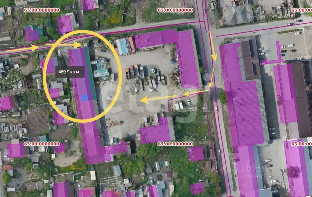 Склад в Сахалинская область, Южно-Сахалинск Западная ул., 58 (470 м) - Фото 1