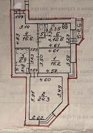 2-к кв. Санкт-Петербург просп. Наставников, 19 (78.5 м) - Фото 2