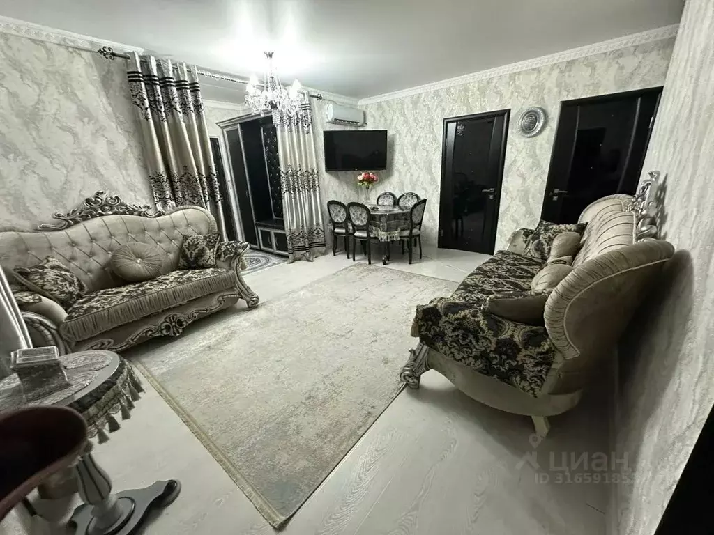 3-к кв. Дагестан, Махачкала ул. Олега Кошевого (100.0 м) - Фото 1