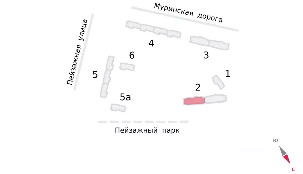 Студия Санкт-Петербург Пейзажный квартал Цветной Город жилой комплекс ... - Фото 2