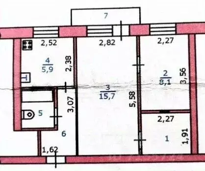 2-к кв. Курская область, Курск Школьная ул., 5к13 (40.0 м) - Фото 1