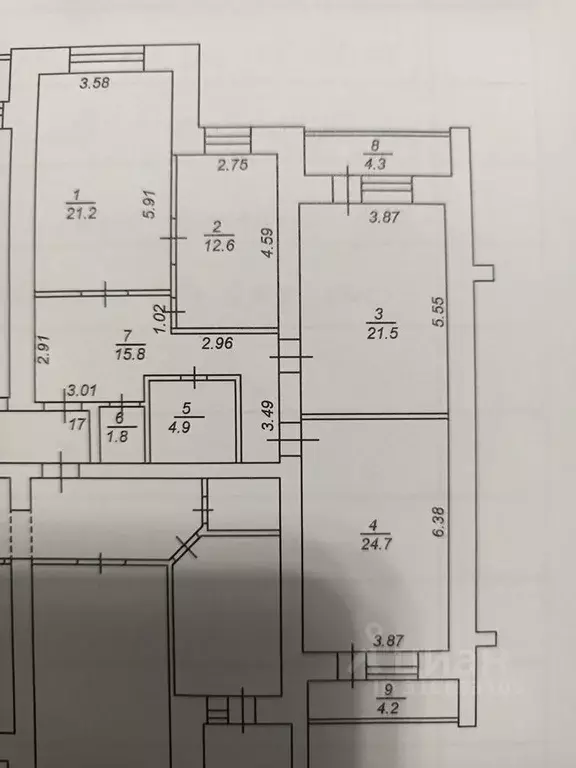 3-к кв. Тюменская область, Тюмень ул. Пермякова, 63 (102.0 м) - Фото 0