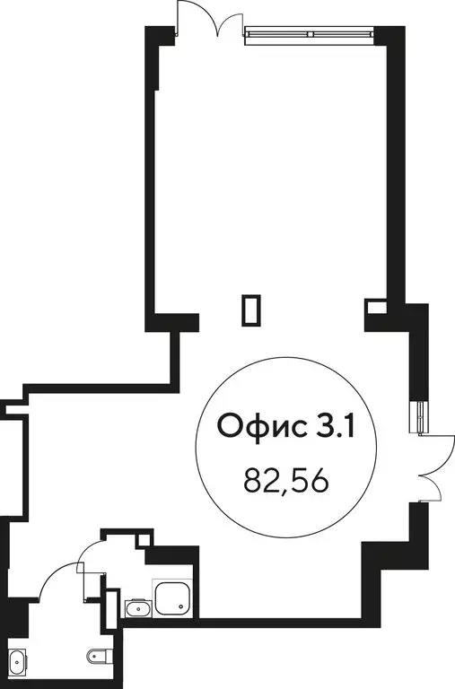 Офис (82.56 м) - Фото 1