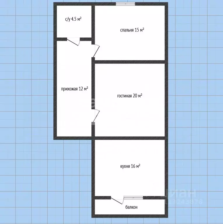 2-к кв. Дагестан, Махачкала ул. Азизова, 25Б (68.0 м) - Фото 2