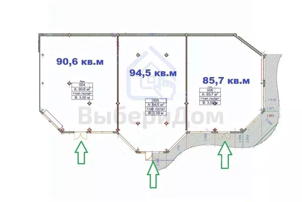 Помещение свободного назначения в Ивановская область, Иваново пл. ... - Фото 2