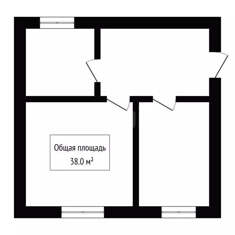 2-комнатная квартира: Искитим, улица Пушкина, 40 (38 м) - Фото 1