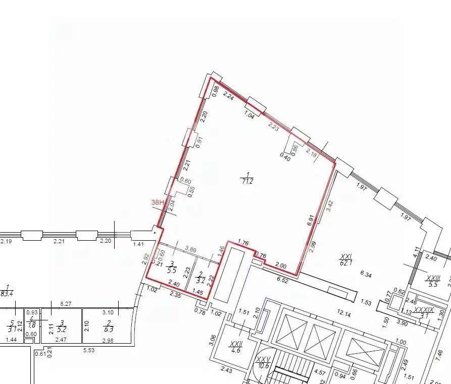 Торговая площадь в Москва Нагатинская наб., 10А (80 м) - Фото 2