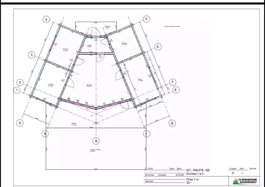 Дом в Ленинградская область, Приозерский район, Громовское с/пос, пос. ... - Фото 2