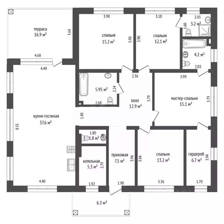Дом в Московская область, Истра муниципальный округ, д. Исаково ул. ... - Фото 2