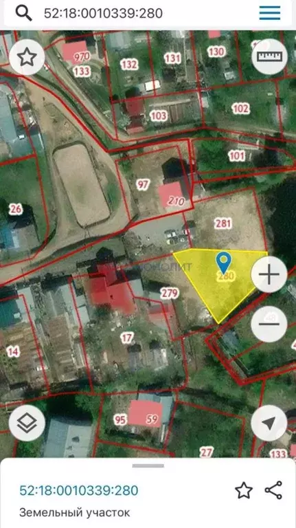 Участок в Нижегородская область, Нижний Новгород Светлая ул. (5.35 ... - Фото 2