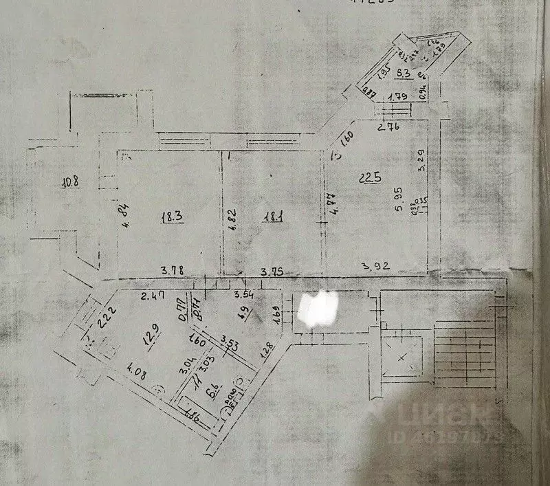 3-к кв. Самарская область, Самара Демократическая ул., 20 (95.0 м) - Фото 2