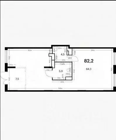 Торговая площадь в Московская область, Красногорск городской округ, ... - Фото 1