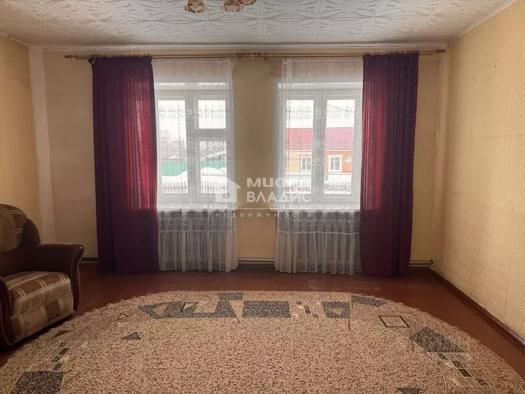 4-к кв. Омская область, Саргатский район, с. Нижнеиртышское ул. ... - Фото 1