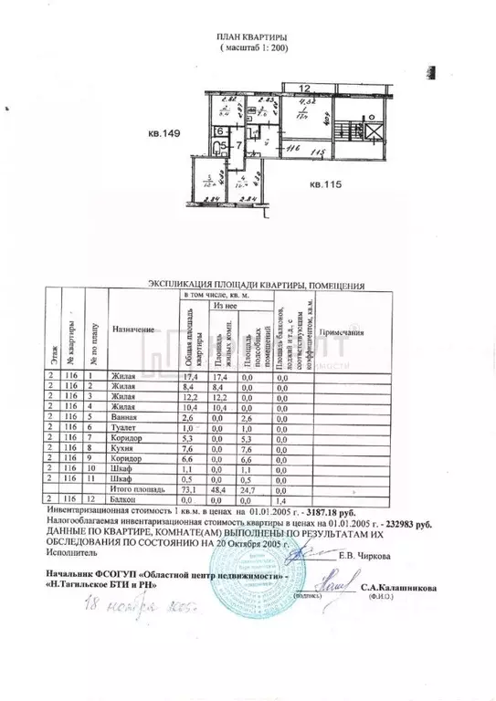 4-к кв. Свердловская область, Нижний Тагил ул. Зари, 5 (73.1 м) - Фото 1