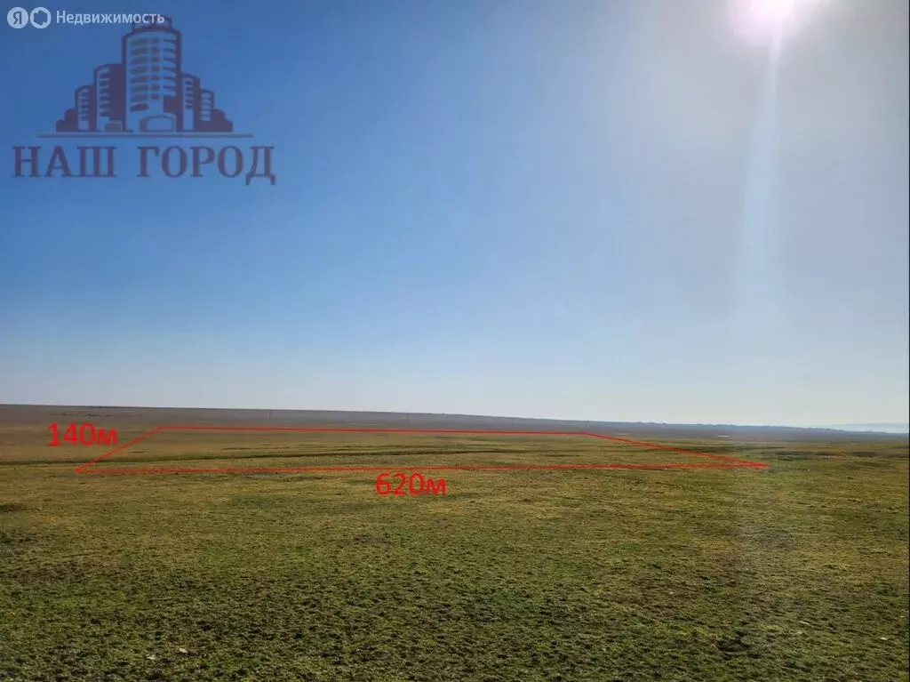 Участок в Ленинский район, село Батальное (850 м) - Фото 1